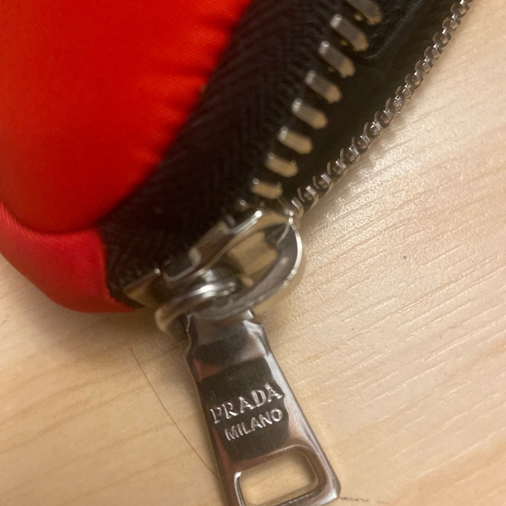 Prada nylon red pouch - Picture 10 of 14